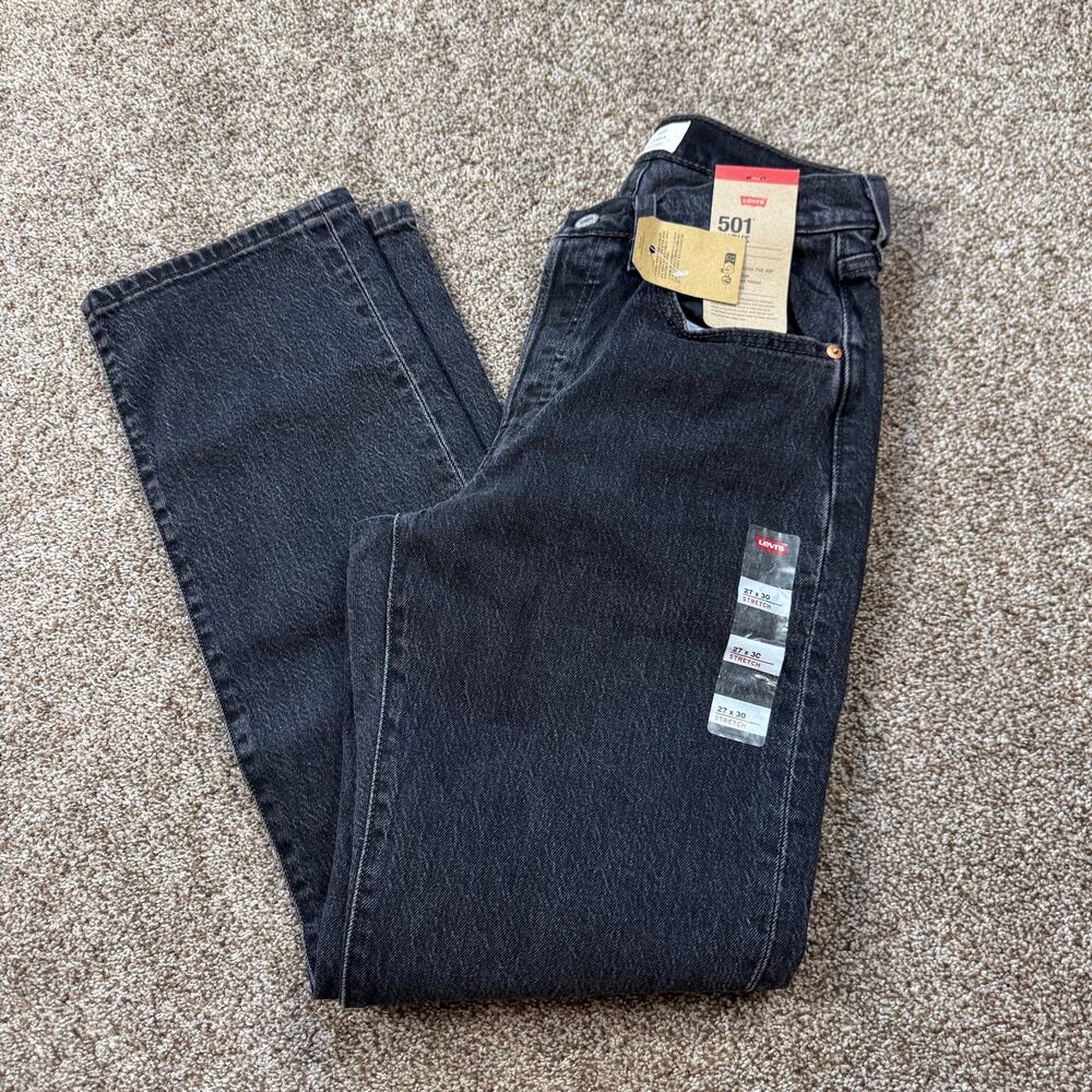Levi's 501 Curve Jeans Women's Size 27x30 High Rise Casual Comfy Preppy Classic - Picture 3 of 13